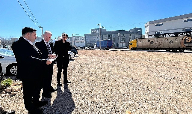 sanayi bolgesinde otopark alanlari artiyor