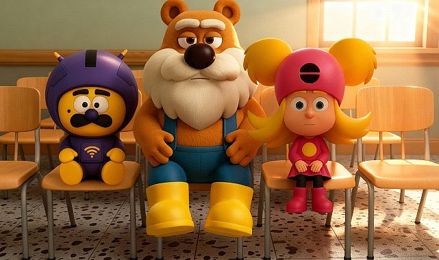 turkiyenin en iyi animasyon filmi super 1 takim varol abinin cizgi film makinesi geliyor