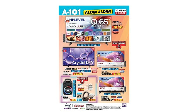 30 nisanda a101de mobilite ve teknoloji urunleri