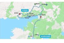 61 cumhurbaskanligi turkiye bisiklet turu 3 etap marmaris kiran kapsaminda trafige kapanacak yollar