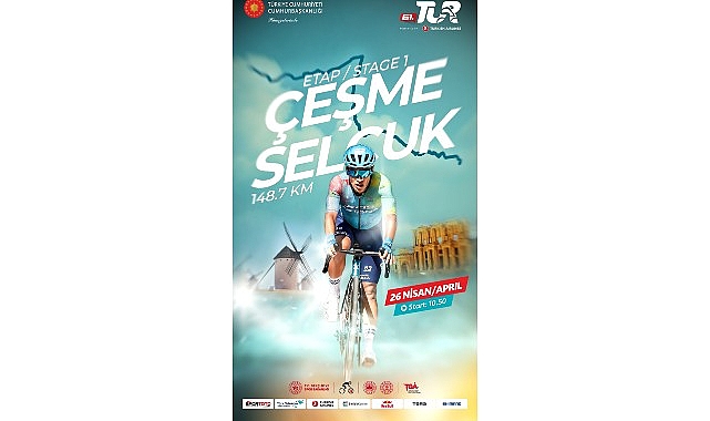 61 cumhurbaskanligi turkiye bisiklet turu cesmeden start aliyor
