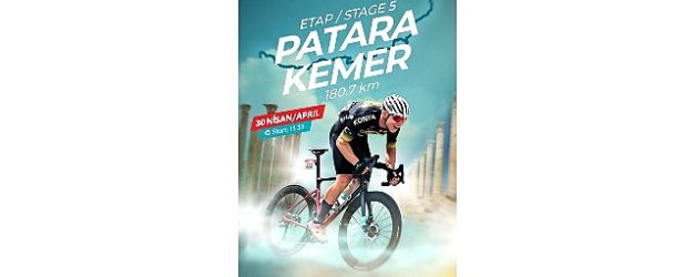 61 cumhurbaskanligi turkiye bisiklet turunda 5 etap pataradan kemere zorlu mucadele