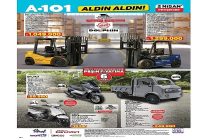 a101 2 nisanda forklift ve kamyonet satacak