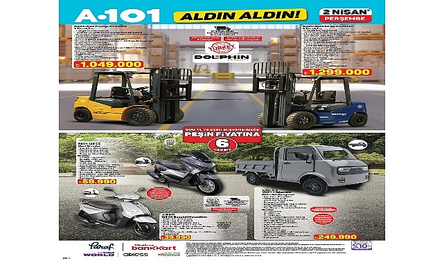 a101 2 nisanda forklift ve kamyonet satacak