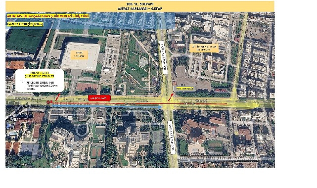 antalya buyuksehir belediyesinden 6 etap asfalt calismasi