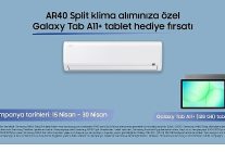 ar40 serisi klima alanlara galaxy tab a11 wi fi tablet hediye firsati