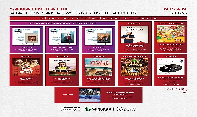 ataturk sanat merkezinde nisan ayi etkinlikleri