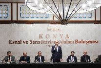 baskan altay esnaf odalarinin baskanlariyla istisare toplantisinda bulustu