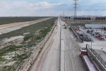 baskan altay sanayi bolgesinde trafik yukunu rahatlatacak 15 kilometrelik iki yeni caddede incelemelerde bulundu