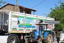 baskan cercioglundan germencikte kucuk ureticilere yem destegi