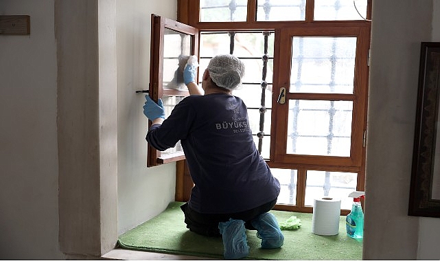 baskan cercioglunun onculugunde camilerde temizlik calismalari suruyor