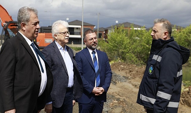 baskan deveciler altinyol caddesindeki altyapi calismalarini inceledi