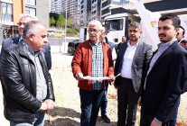 baskan huseyin can guner sahada incelemelerde bulundu