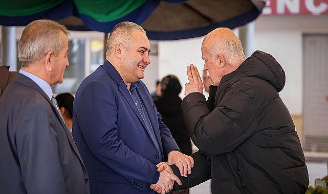 baskan ozarslan semt pazarinda esnaf ve vatandasla bulustu