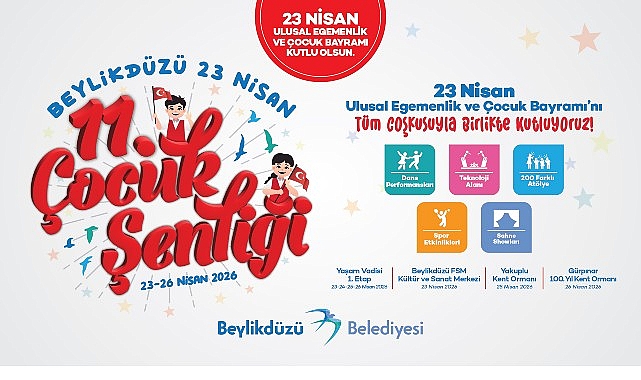beylikduzunde 23 nisan senlikle kutlanacak