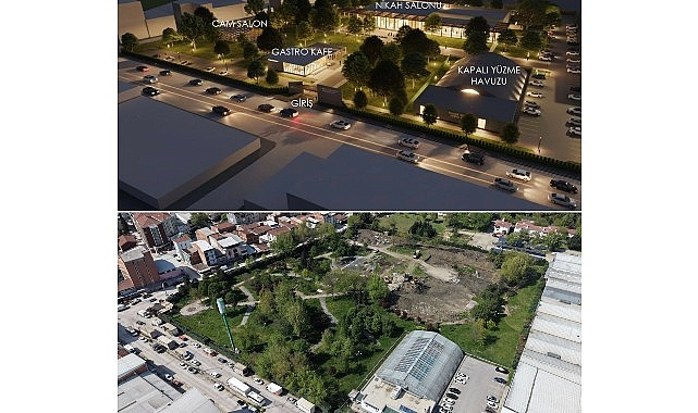 botanik parkta nikah ve etkinlik salonlari projesi icin calismalar basladi