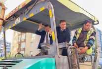 bucada asfalt seferberligi baskan tugay ve baskan duman sahada