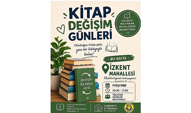bucada kitap degisim gunleri basliyor