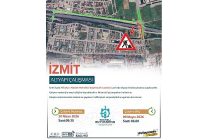 calisma suresince cadde trafige kapali kalacak