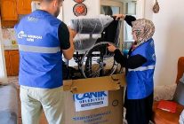 canik belediyesi kapi kapi gonullere ulasiyor