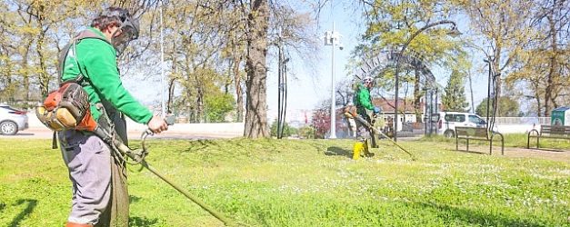 canikte parklar yaza hazirlaniyor