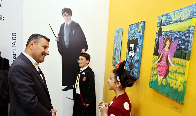 cocuklar hayal gucunu sanatla bulusturdu