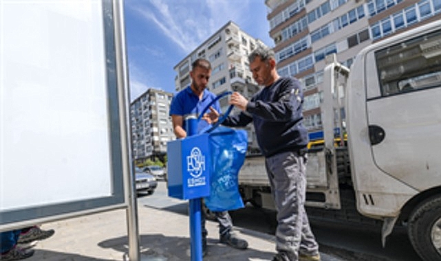 eshottan duraklarda temizlik hareketi