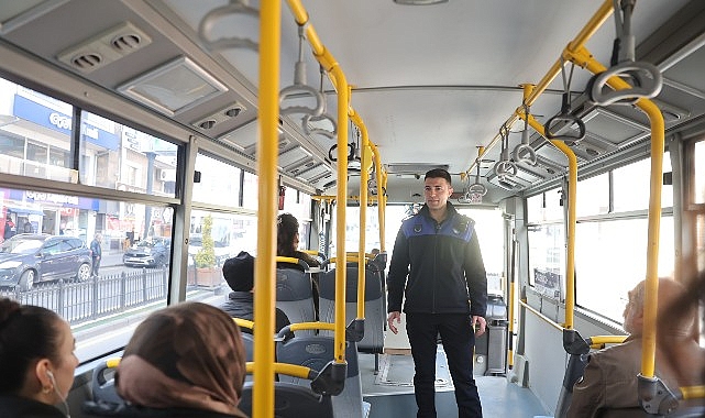halk otobuslerine yonelik denetimler ve kontroller yapiliyor