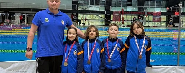 inegol belediyespor yuzme takimindan 18 madalyalik gurur