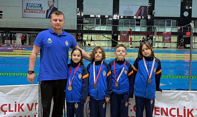 inegol belediyespor yuzme takimindan 18 madalyalik gurur