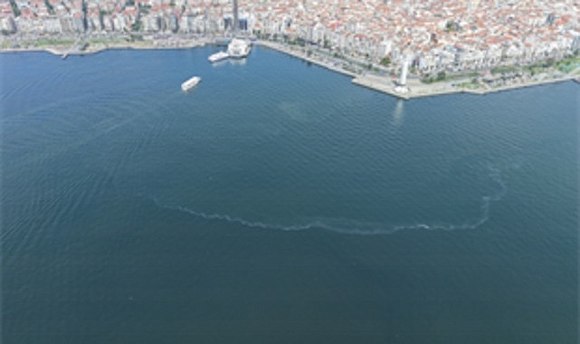izmir korfezinde dokuzuncu kez dis kaynakli kirlilik tespit edildi