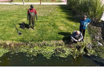 izmit millet bahcesinde su goletine bilimsel calisma