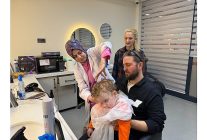 kaanin ilk sac kesimi tatli bir aniya donustu