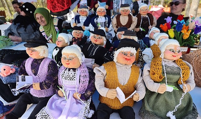 kadin emegi ormanyada ziyaretcilerle bulustu