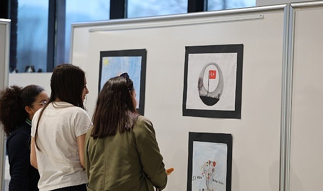 kartepeli minik ellerin eserleri sanat evinde gorucuye cikti