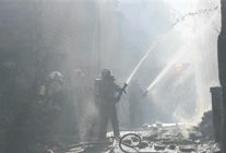 konakta bina yangini kontrol altina alindi