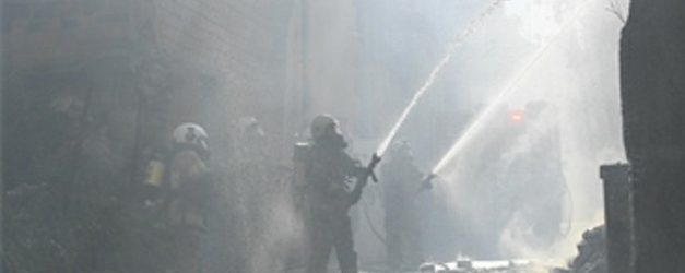 konakta bina yangini kontrol altina alindi