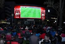 konyalilar milli coskuyu dev ekrandan takip etti