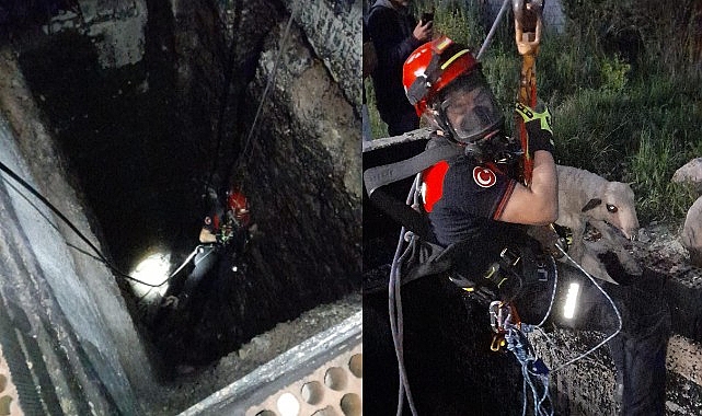 kuyuya dusen kuzuya itfaiyeden nefes kesen kurtarma