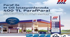 m oil istasyonlarindan 400 tl parafpara hediye