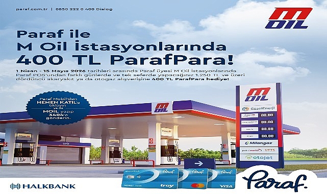 m oil istasyonlarindan 400 tl parafpara hediye