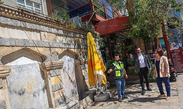 Maltepe’nin tarihi mirası “Feyzullah Efendi Çeşmesi” yenileniyor 1 maltepenin tarihi mirasi feyzullah efendi cesmesi yenileniyor
