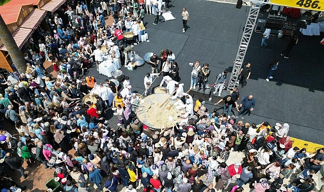 manisanin lezzetleri uluparkta bulustu