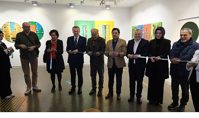 mehmet ali doganin resim sergisi zamana karsi tezler zeytinburnu kultur sanatta acildi