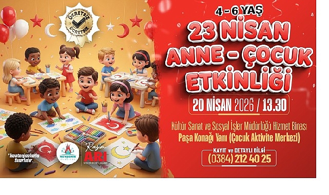 nevsehir belediyesinden 23 nisana ozel anne cocuk etkinligi