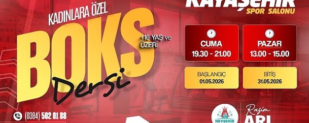 nevsehirde kadinlara ozel boks dersleri basliyor