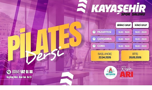 nevsehirde kadinlara ozel pilates ders kayitlari basladi