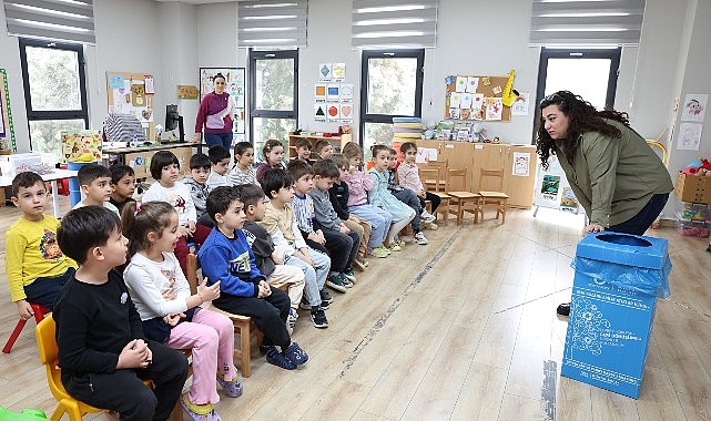 niluferde miniklere geri donusum egitimi