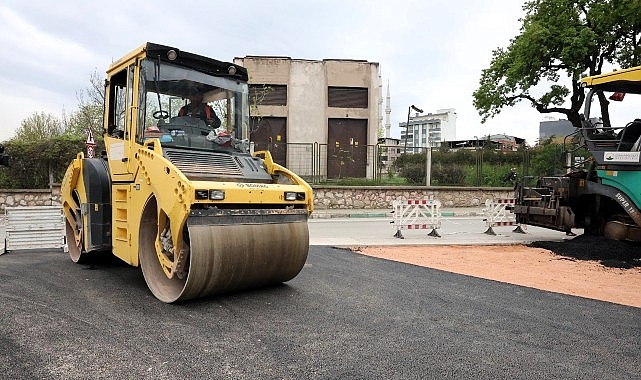 osmangaziden hamitlere 300 tonluk asfalt destegi