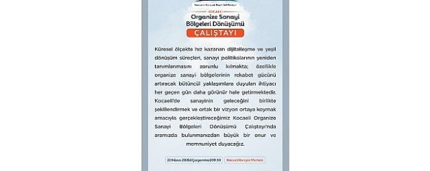 sanayinin donusumu masaya yatiriliyor